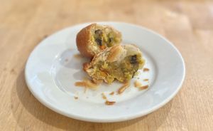 Curry puffs  at Green Elephant Vegetarian Bistro in Portland