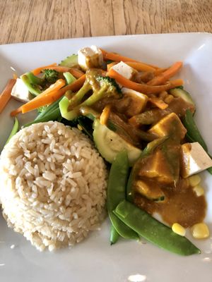 Steamed Vegetables w/ Peanut Sauce  at Green Elephant Vegetarian Bistro in Portland