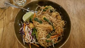 Pad Thai at Green Elephant Vegetarian Bistro in Portland