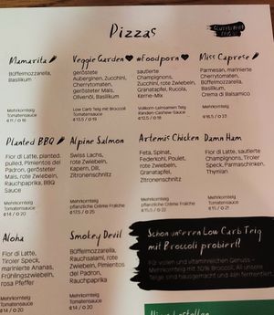 Pizzas at Stripped Pizza - Claraplatz in Basel