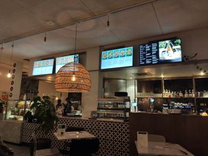 The restaurant at Stripped Pizza - Claraplatz in Basel