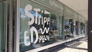 Exterior at Stripped Pizza - Claraplatz in Basel