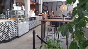 Interior at Stripped Pizza - Claraplatz in Basel