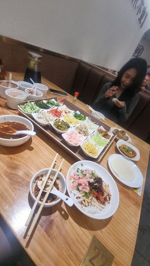 siwawa and all the side dishes I ordered in my screenshot! at Yang YiMa SiWaWa in Guiyang