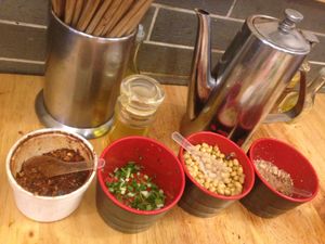Condiments at Yang YiMa SiWaWa in Guiyang