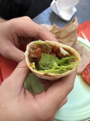 Kebap wrap at Pizza Al Taglio in Grado