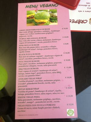 Vegan Burger at Pizza Al Taglio in Grado