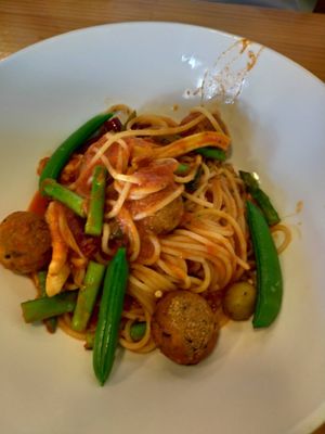 Meatball pasta at DACO in Kaohsiung