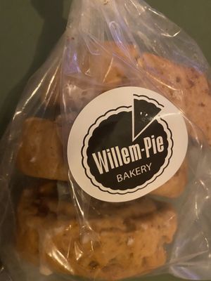 Cinnamon rolls at Willem-Pie Bakery in Amsterdam