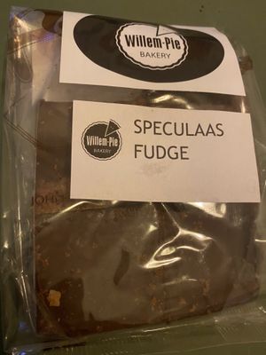 Speculaas fudge at Willem-Pie Bakery in Amsterdam