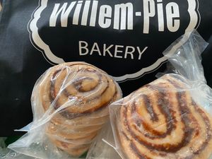 Cinnamon rolls  at Willem-Pie Bakery in Amsterdam