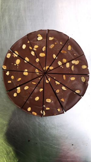 Penut your chocolate at Willem-Pie Bakery in Amsterdam