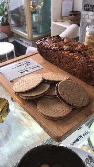 Vegan stroopwafels!  at Willem-Pie Bakery in Amsterdam