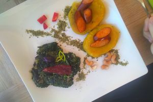 Hauptgang at  Bödele Alpenhotel in Schwarzenberg