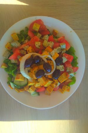 Vorspeisensalat at  Bödele Alpenhotel in Schwarzenberg