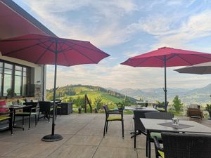 The view ⛰️ at  Bödele Alpenhotel in Schwarzenberg