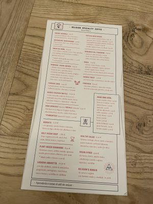   at Religion Coffee in Madrid