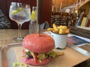 🍔   at BrewDog in Brussels