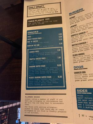 Snacks in English  at BrewDog in Brussels