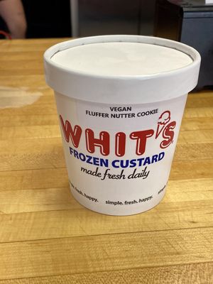 Vegan pint  at Whit's Frozen Custard in Columbus