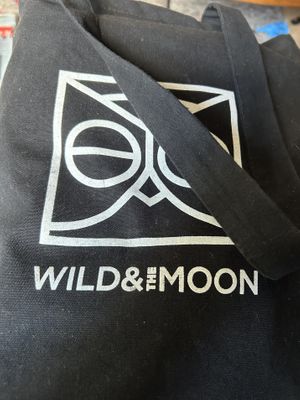 Cute tote bag (a bit dirty as I’ve used it across Europe now)  at Wild & The Moon - Amelot in Paris