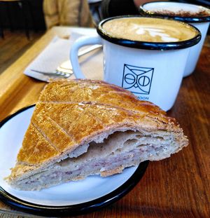 Galette des Rois + Flat White at Wild & The Moon - Amelot in Paris