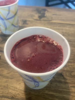 Yummy fresh juices!  at The Secret Spot in Huntington Beach