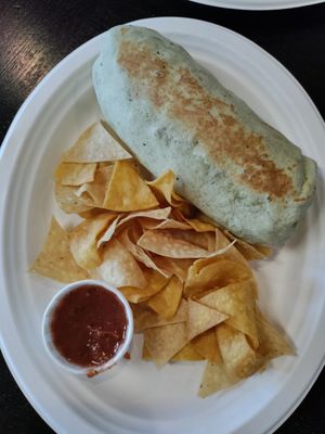 Vegan rizo at The Secret Spot in Huntington Beach