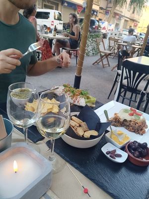 Entradas, starters at Sabores de Sandra in Mallorca