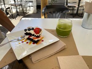 Delectable chocolate cake  at Sabores de Sandra in Mallorca