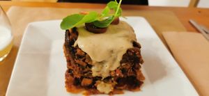 Gemüselasagne at Sabores de Sandra in Mallorca