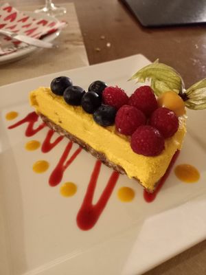 The amazing raw cake at Sabores de Sandra in Mallorca