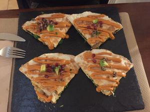 quesadilla at Sabores de Sandra in Mallorca