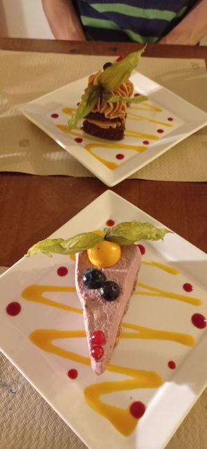 Desserts at Sabores de Sandra in Mallorca