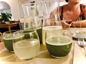 Homemade lemonades  at Sabores de Sandra in Mallorca