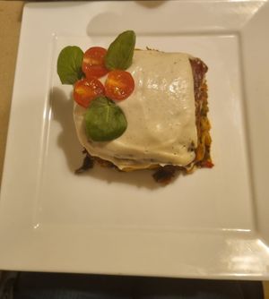 Sandra's lasagna 😋 at Sabores de Sandra in Mallorca
