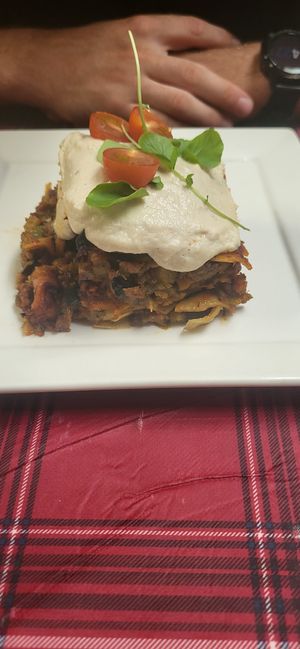 Lasaña at Sabores de Sandra in Mallorca