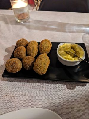 Croquetas at Sabores de Sandra in Mallorca