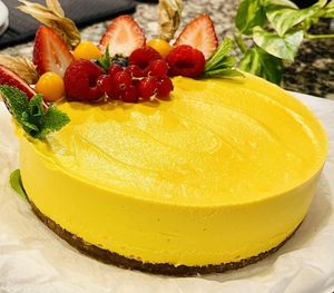 Raw Vegan Passionfruit Cake at Sabores de Sandra in Mallorca