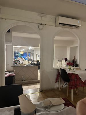 The restaurant  at Sabores de Sandra in Mallorca