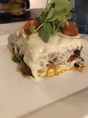 Lasagna with vegetables  at Sabores de Sandra in Mallorca