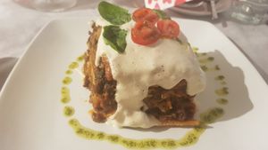 Legendary Vegan Lasagna at Sabores de Sandra in Mallorca