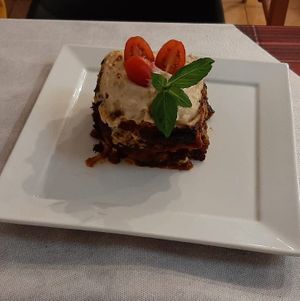 Legendary Lasagna at Sabores de Sandra in Mallorca