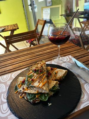 Quesadillas at Sabores de Sandra in Mallorca