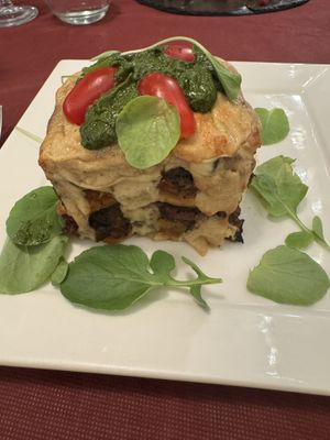 Legendary lasagna!   at Sabores de Sandra in Mallorca