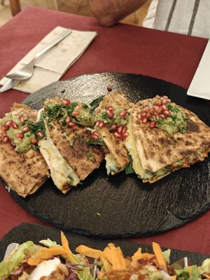 Quesadillas at Sabores de Sandra in Mallorca