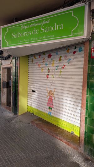 closed at Sabores de Sandra in Mallorca