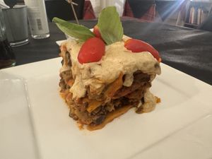 Sandra’s Legendary Lasagna  at Sabores de Sandra in Mallorca