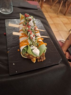Burrito TEX MEX at Sabores de Sandra in Mallorca