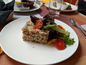 Tabouleh dish at Sabores de Sandra in Mallorca
